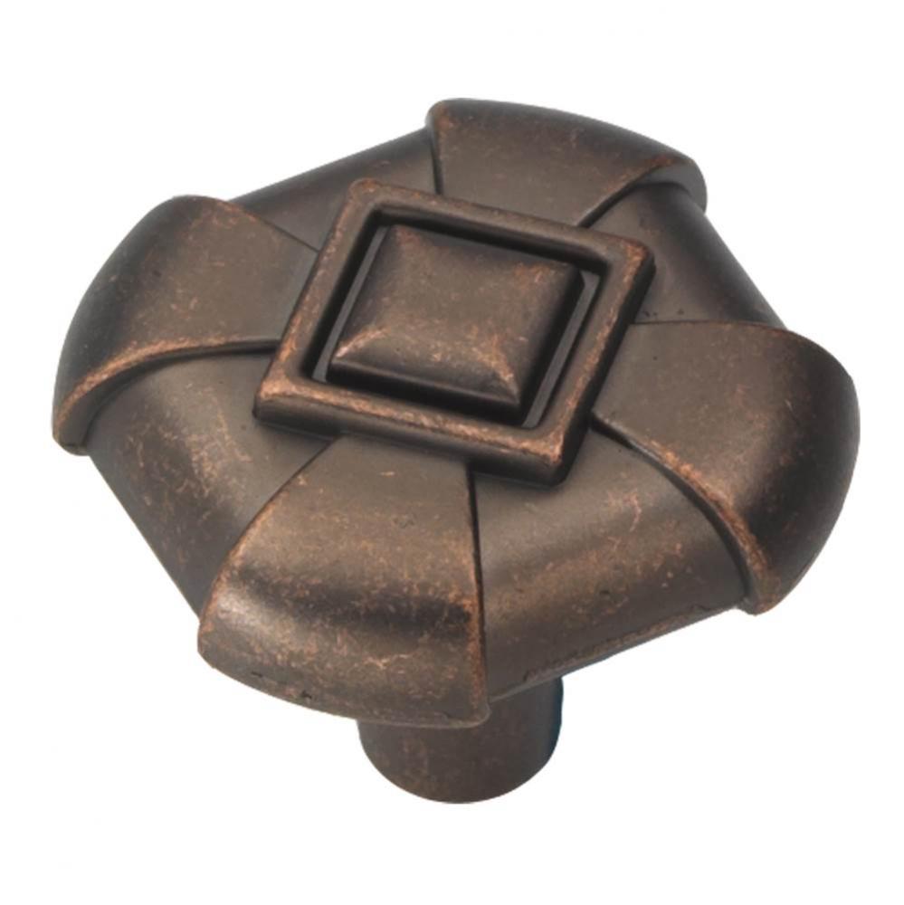 1-1/8 In. Chelsea Dark Antique Copper Cabinet Knob