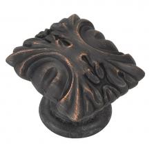 Hickory Hardware P3430-VB - Ithica Collection Knob 1-1/8'' X 1-5/16'' Vintage Bronze Finish