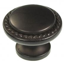 Hickory Hardware P3630-MB - 1-1/4 In. Woven Rustics Matte Black Cabinet Knob