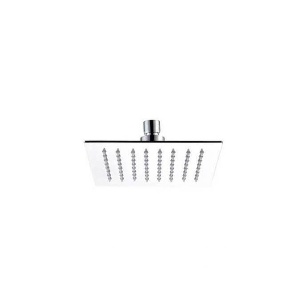 Square 6'' Shower Head w/ Air-Injected Ball Joint