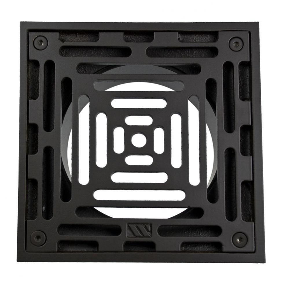 6'' Square Grid Drain