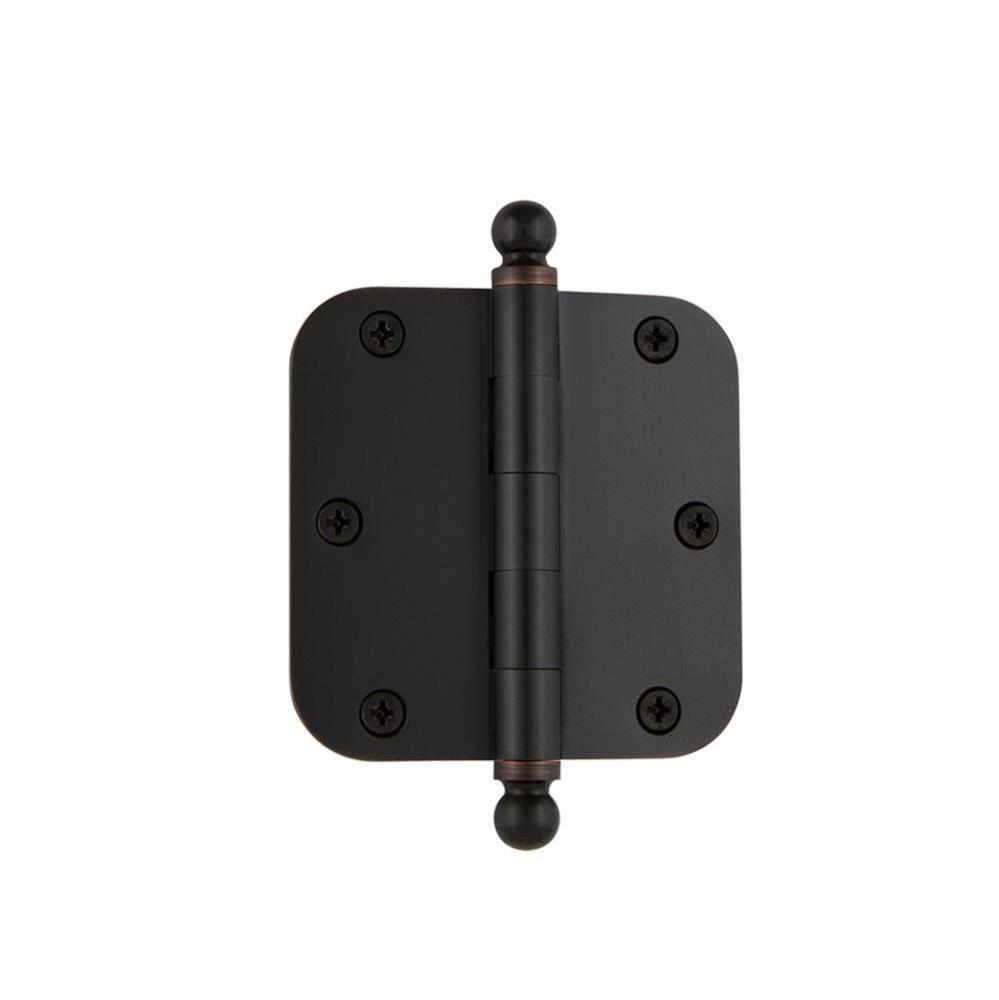 Nostalgic Warehouse 3.5'' Ball Tip Residential Hinge with 5/8'' Radius Corners