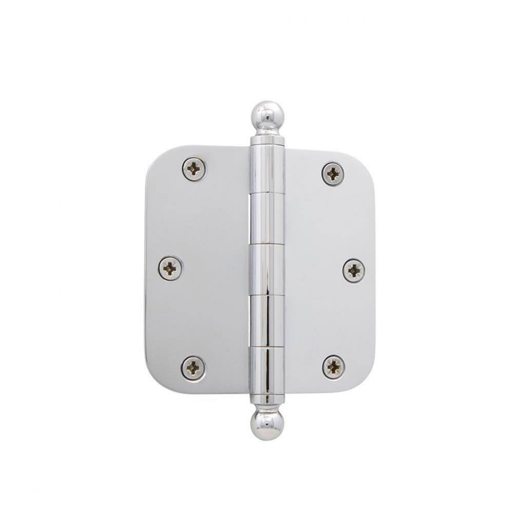 Nostalgic Warehouse 3.5'' Ball Tip Residential Hinge with 5/8'' Radius Corners