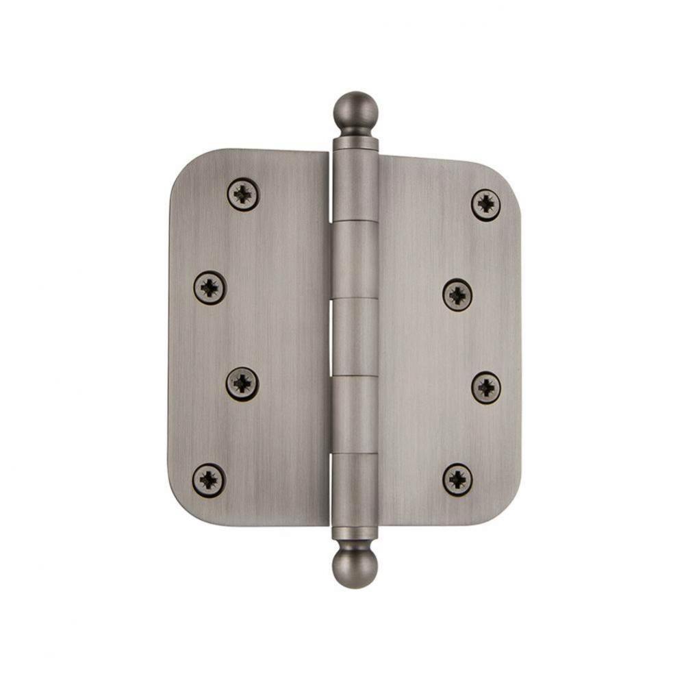 Nostalgic Warehouse 4'' Ball Tip Residential Hinge with 5/8'' Radius Corners i