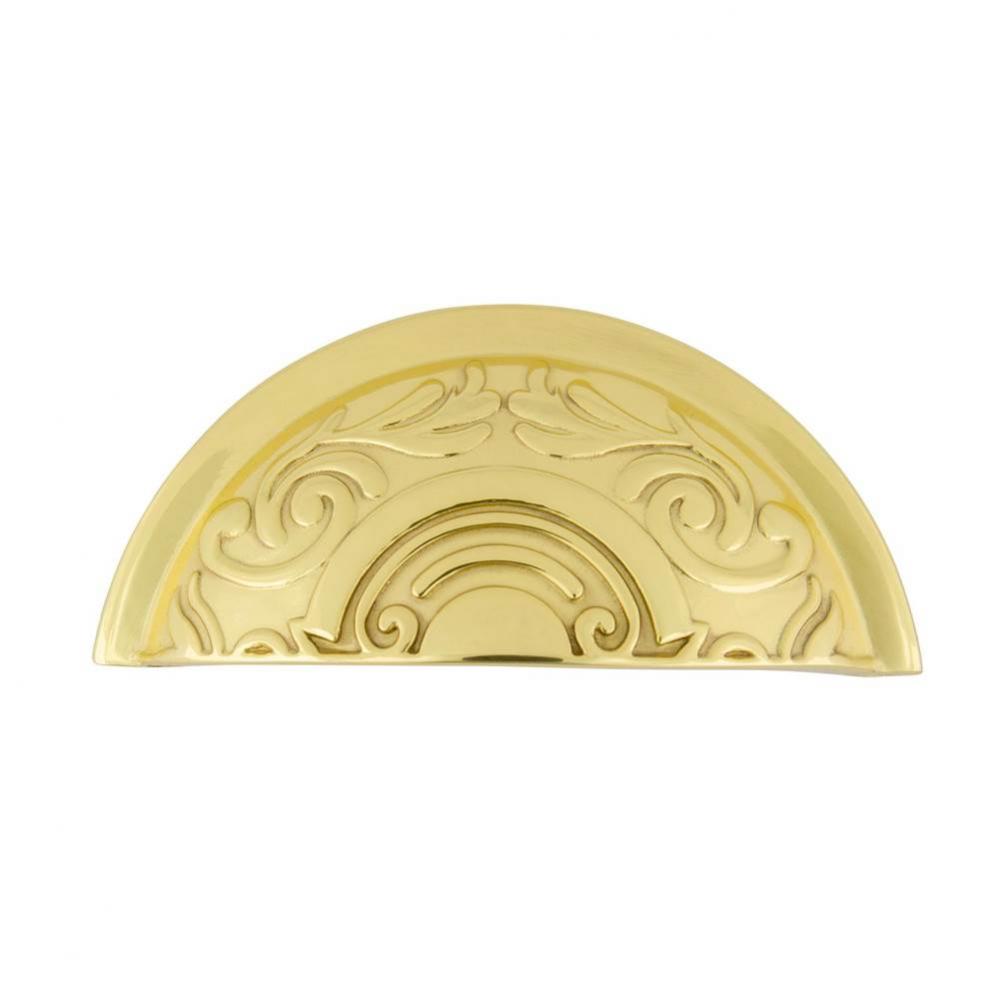 Nostalgic Warehouse Cup Pull Victorian in Polished Brass