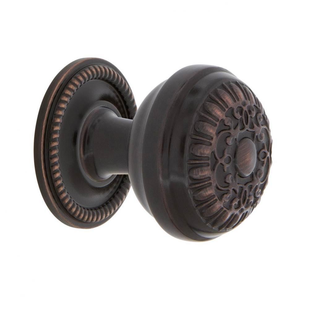 Nostalgic Warehouse Egg And Dart Brass 1 3/8'' Cabinet Knob with Rope Rose in Timeless B