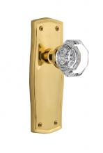 Nostalgic Warehouse 705657 - Nostalgic Warehouse Prairie Plate Passage Waldorf Door Knob in Unlacquered Brass