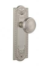 Nostalgic Warehouse 707173 - Nostalgic Warehouse Meadows Plate Single Dummy Deco Door Knob in Satin Nickel