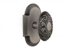 Nostalgic Warehouse 713055 - Nostalgic Warehouse Cottage Plate Single Dummy Victorian Door Knob in Antique Pewter