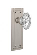 Nostalgic Warehouse 713768 - Nostalgic Warehouse Mission Plate Single Dummy Chateau Door Knob in Satin Nickel