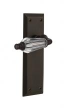 Nostalgic Warehouse 714192 - Nostalgic Warehouse New York Plate Single Dummy Parlor Lever in Oil-Rubbed Bronze