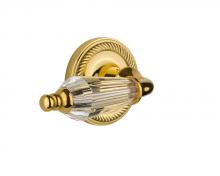 Nostalgic Warehouse 714202 - Nostalgic Warehouse Rope Rosette Single Dummy Parlor Lever in Unlacquered Brass