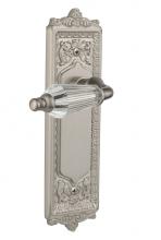 Nostalgic Warehouse 715038 - Nostalgic Warehouse Egg & Dart Plate Privacy Parlor Lever in Satin Nickel