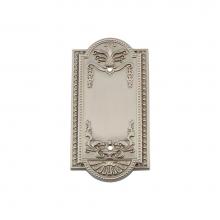 Nostalgic Warehouse 720009 - Nostalgic Warehouse Meadows Switch Plate with Blank Cover in Satin Nickel