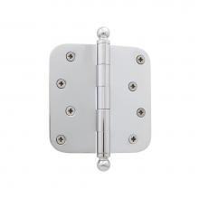 Nostalgic Warehouse 728365 - Nostalgic Warehouse 4'' Ball Tip Residential Hinge with 5/8'' Radius Corners i