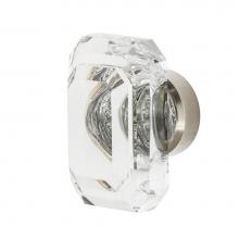 Nostalgic Warehouse 750029 - Nostalgic Warehouse Baguette Cut Clear Crystal 1 9/16'' Cabinet Knob in Polished Nickel