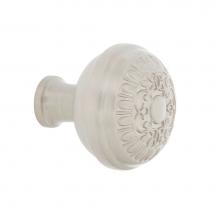 Nostalgic Warehouse 756101 - Nostalgic Warehouse Egg And Dart Brass 1 3/8'' Cabinet Knob in Satin Nickel