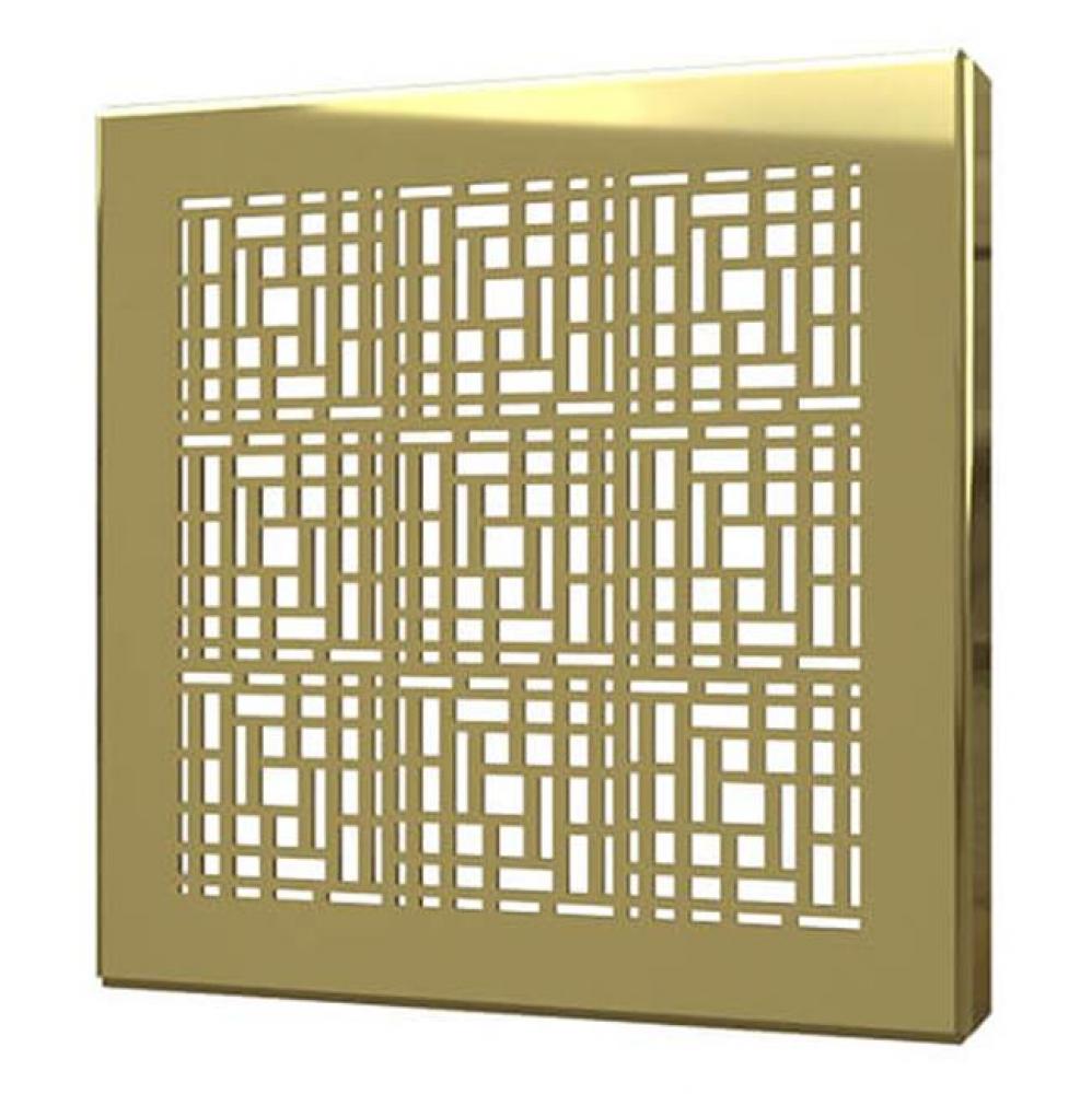 Square Drain Cover 5In Deco Polished G