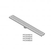 Quick Drain PVC4048D20 - 40In Pvc Drain Body With A 2In Vertical Outlet