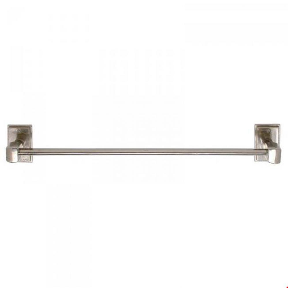 Rectangular Escutcheon Towel Bar, Tempo