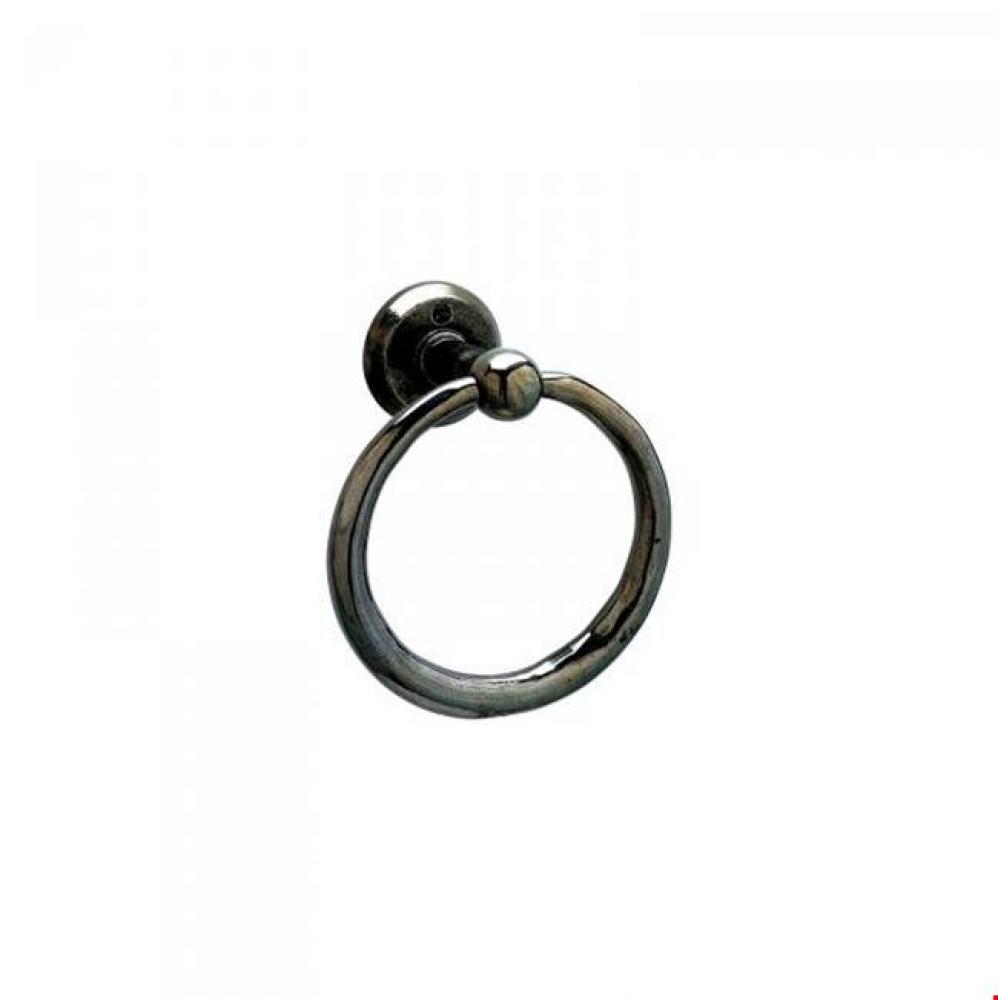 Round Bordeaux Escutcheon Towel Ring, 6''