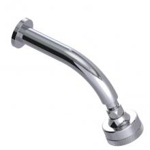 Rubinet 4F035BJA1 - 3 Function Shower Head With Wall Mount 8'' Shower Arm And Flange