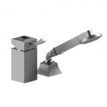 Rubinet T5RICLGDCL - Pressure Balance Deck Mount Mixing Valve With Hand Held Shower Trim Only