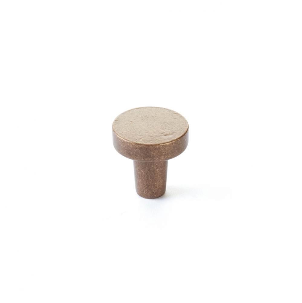 Turno, Round Knob, Light Bronze, 1-1/4'' dia