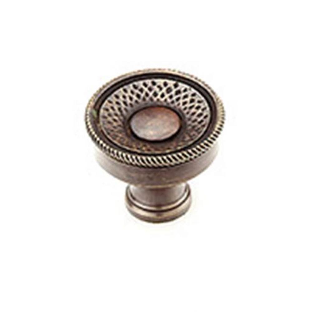 Knob, Dark Antique Bronze, 1-1/4'' dia