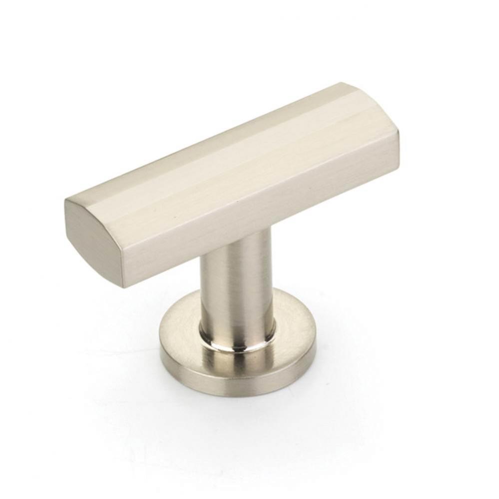 T-Knob, Brushed Nickel, 1-3/4''