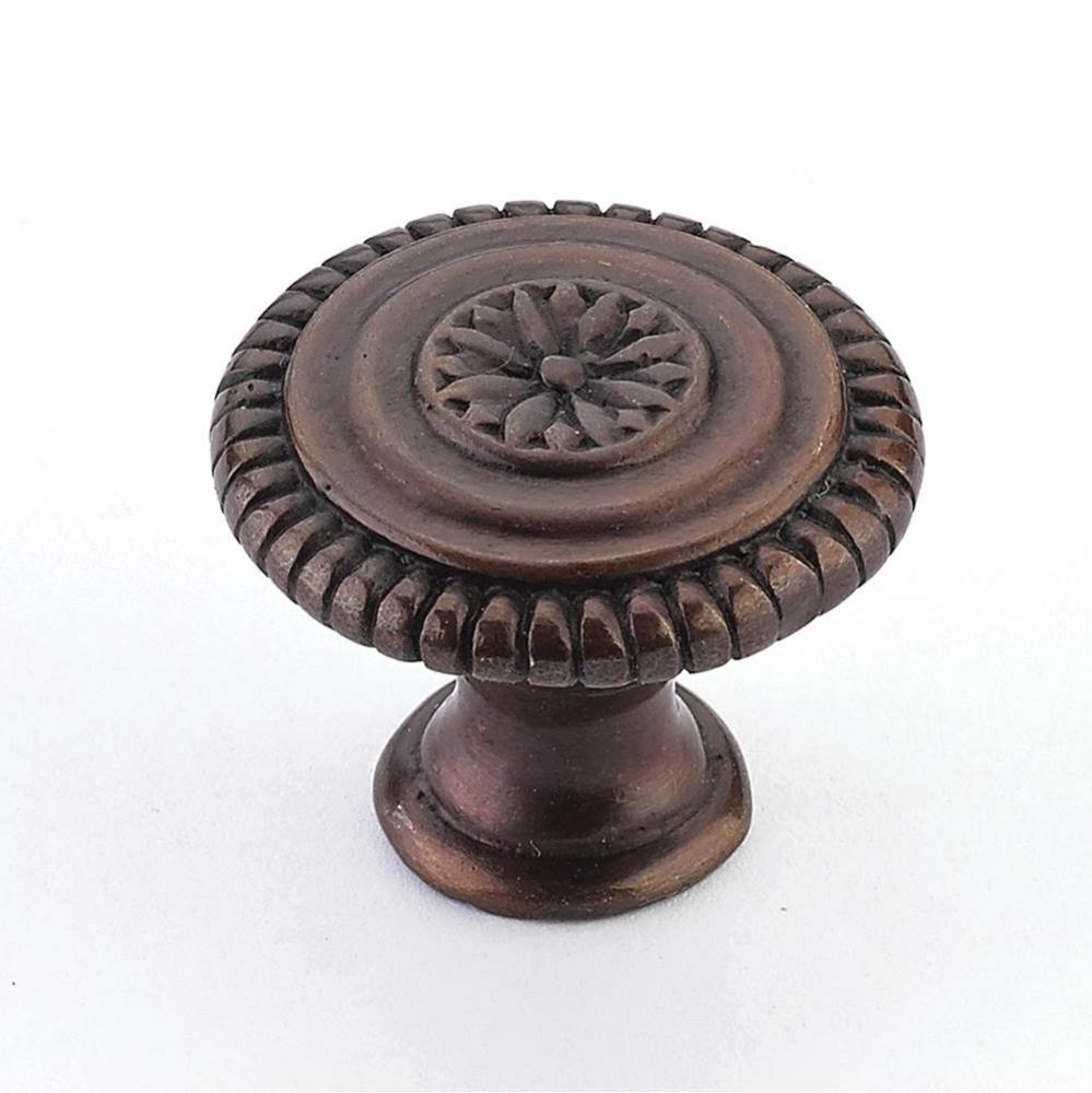 Knob, Dark Antique Bronze, 1-5/16'' dia