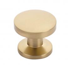 Schaub and Company 211-SSB - Knob, Signature Satin Brass, 1-3/8'' dia