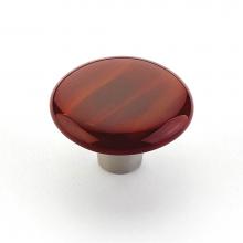 Schaub and Company 31-SCS - Knob, Round, Scarlet Silk, 1-1/2'' dia