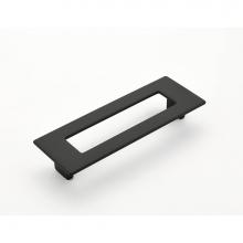 Schaub and Company 445-MB - Pull, Rectangle, Matte Black, 128 mm cc