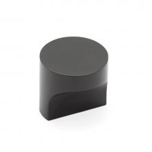 Schaub and Company 471-MB - Round T-Knob, Matte Black, 1-1/4''