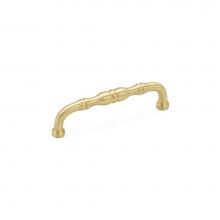 Schaub and Company 747-SB - Pull, Satin Brass, 4'' cc