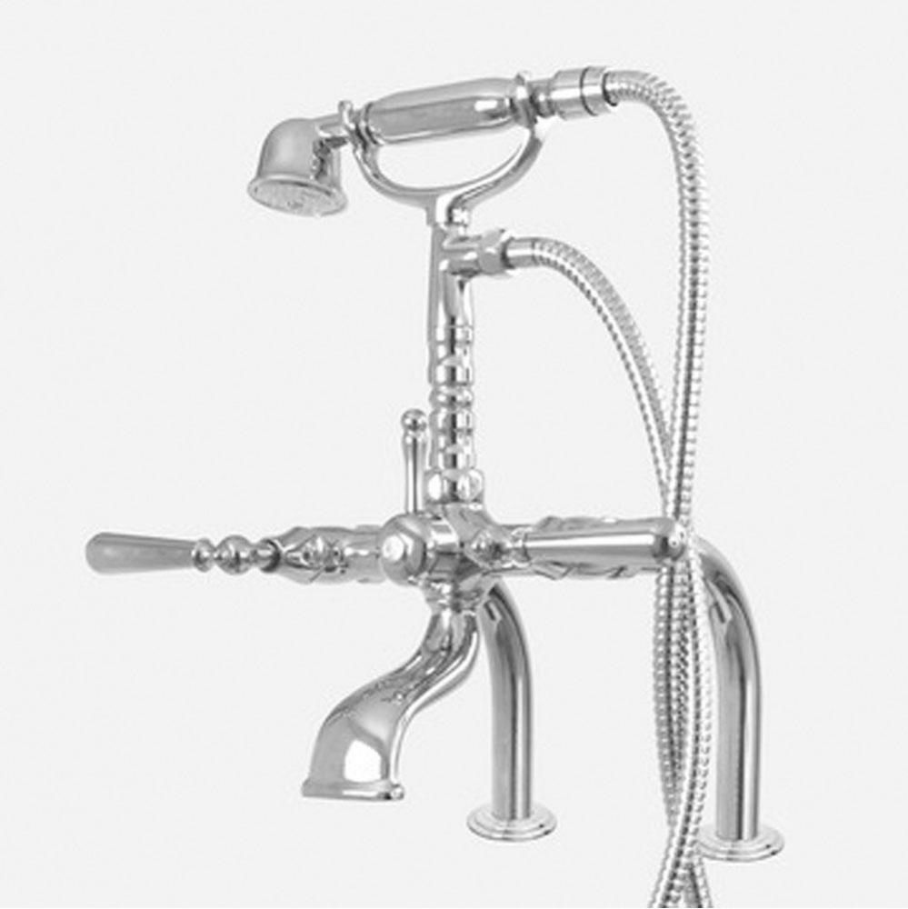 Deckmount Telephone Handshower - W/Extended 8'' Legs - W/Loire