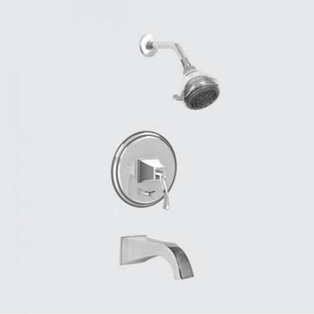 510 Maya Pressure Balanced Tub & Shower Set