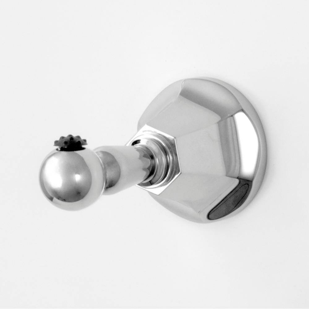 Series 07 Robe Hook w/bracket CHROME .26