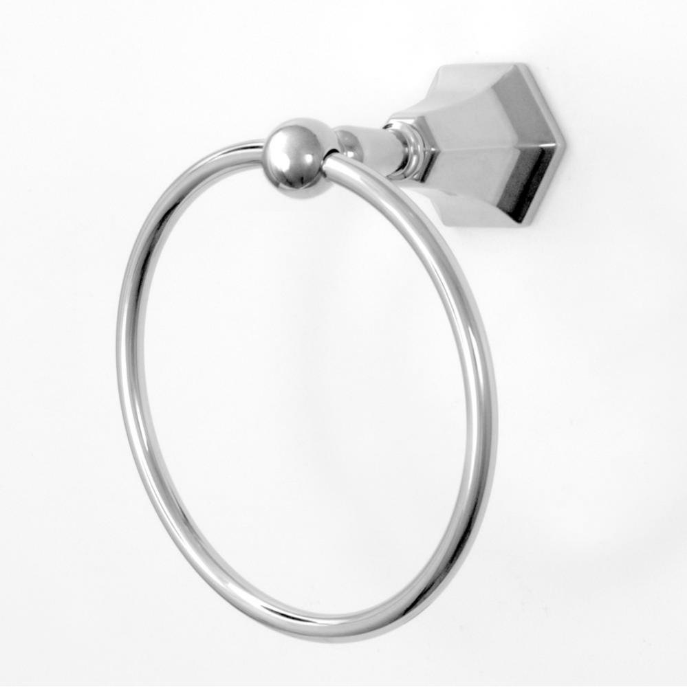 Series 10 Towel Ring w/bracket CHROME .26