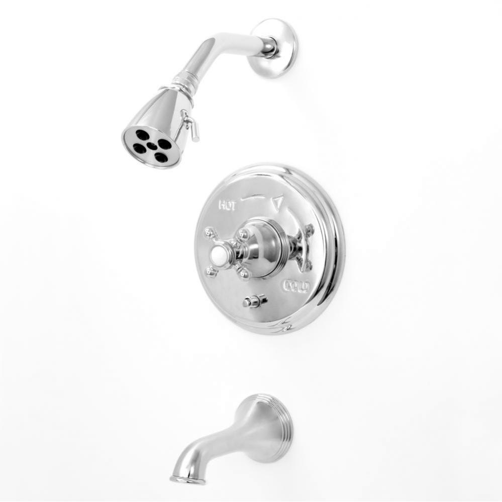 400 Portsmouth Pressure Balanced Tub & Shower Set