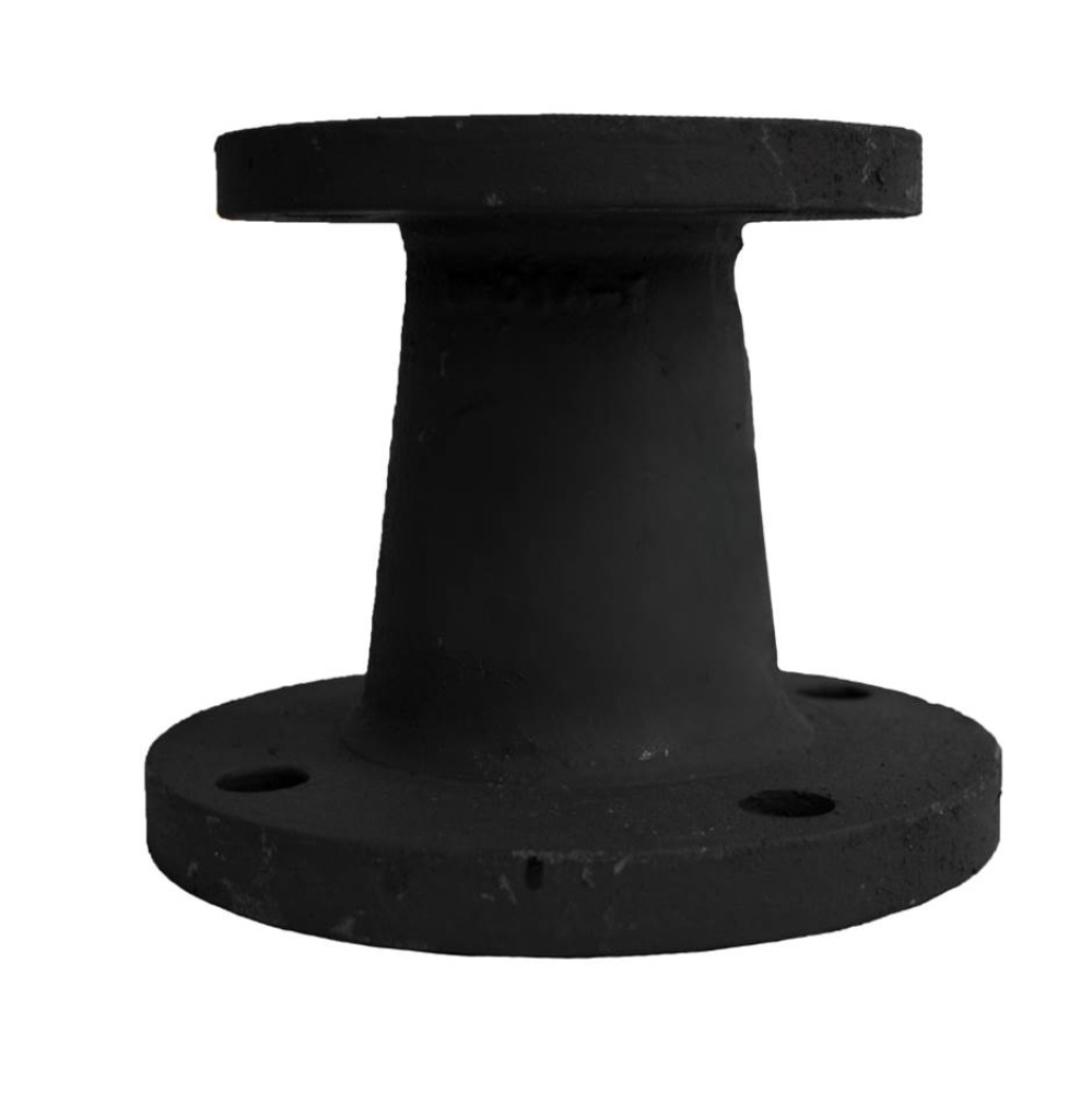 Dfr126 Concentric Reducer, 12 In Flanged X 6 In Flanged, Iron