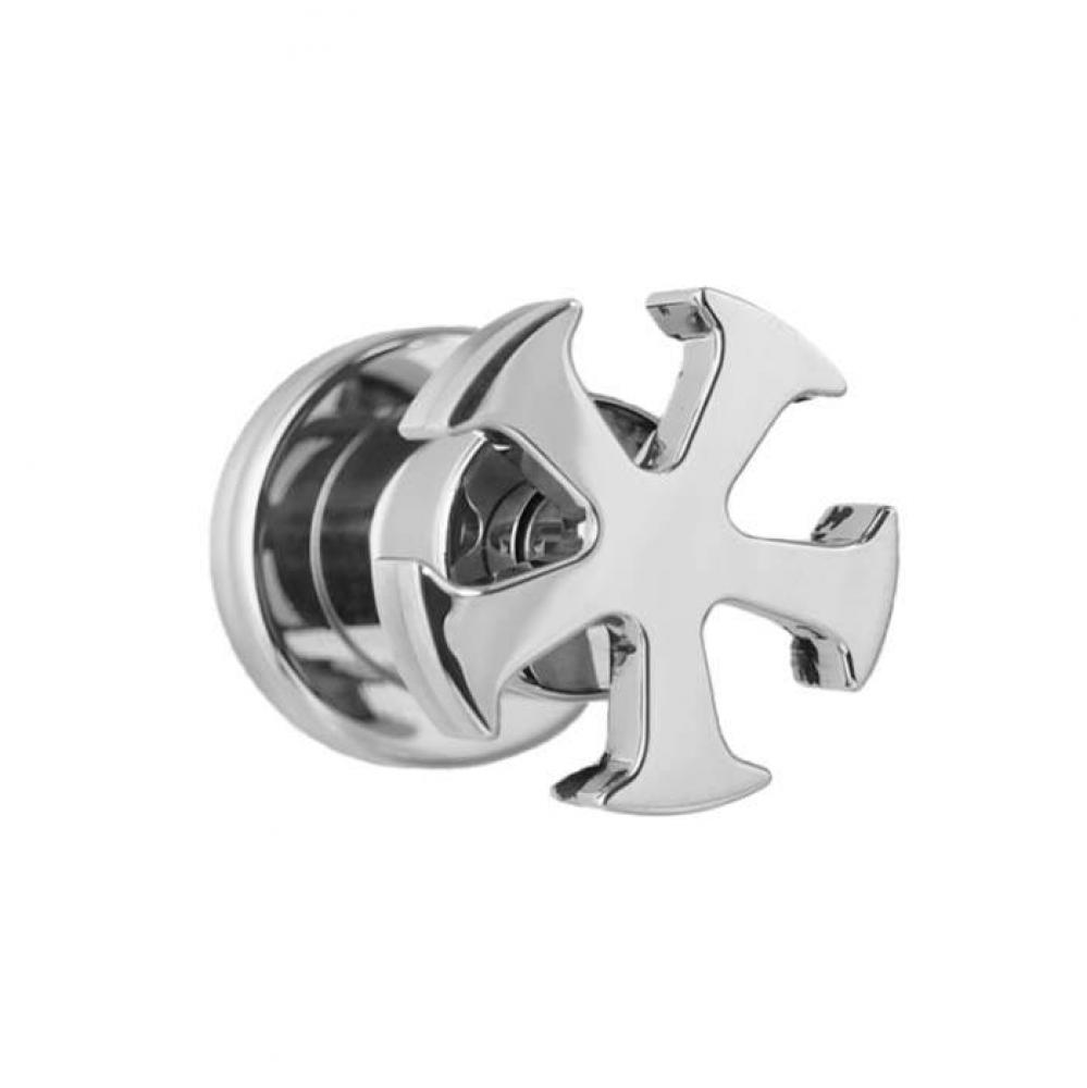 Trim For Wall Valve Spoke Cross Handle Chrome .26