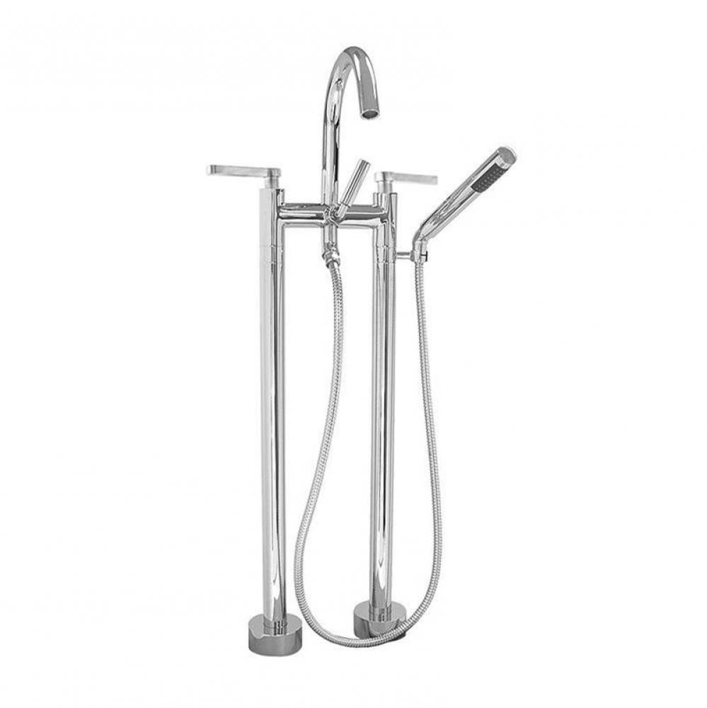 Contemporary Floormnt Telephone Handshower W/Stella