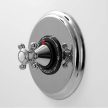 Sigma 1.001496.V0T.24 - 1/2'' Thermostatic Set No Volume Control, TRIM ALEXANDRIA POLISHED GOLD .24