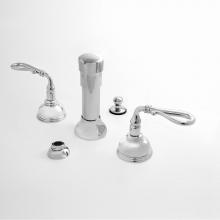 Sigma 1.006490.26 - Bidet Set Complete BORDEAUX CHROME .26