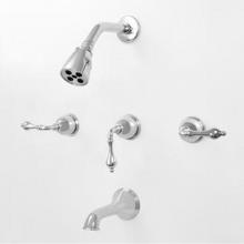 Sigma 1.808133.26 - 800 Houston 3 Valve Tub & Shower Set