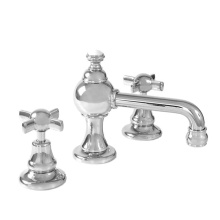 Sigma 7.5446308.42 - St. Julien Widespread Lavatory Set with 463 Cross Handle in Satin Nickel PVD