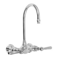Sigma 7.57484033.45 - Sancerre Wallmount Kitchen or Bar Faucet with 484 Straight Lever in Sigma Satin Gold PVD