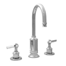 Sigma 7.5915808.40 - Margaux Tall Widespread Lavatory Set with 158 Lever in Polished Brass PVD